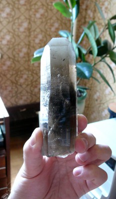 32.Дымчатый кварц,110х35х34 мм, мест.-р.-е Желанное, Приполярный Урал, ест.-е осв.-е..JPG